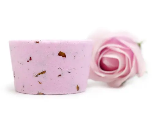 Bomba de ducha pétalos de rosa