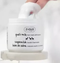 Mascarilla capilar Ziaja Leche de cabra con keratina