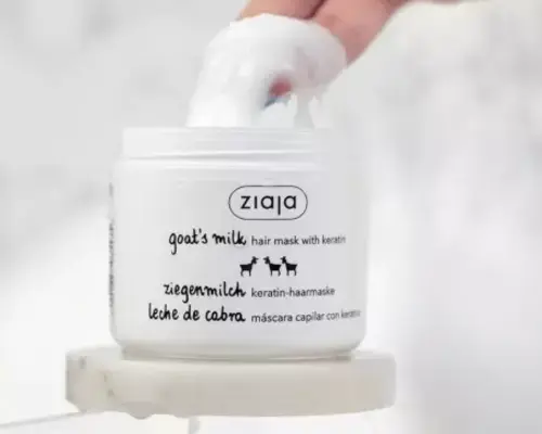 Mascarilla capilar Ziaja Leche de cabra con keratina