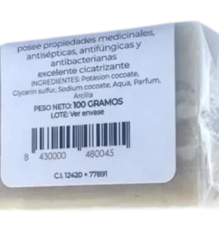 jabón de arcilla natural