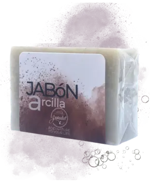 jabón de arcilla pastilla