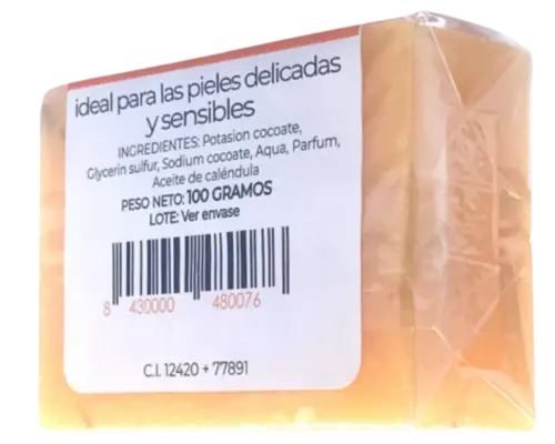 jabón de caléndula natural