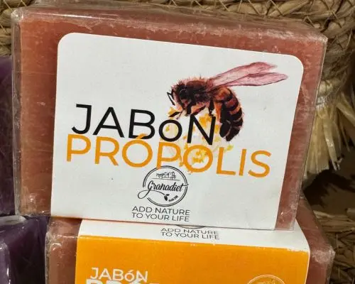 jabón de propóleo