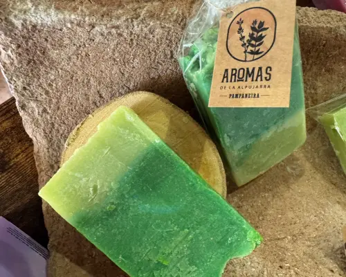 jabón de té verde