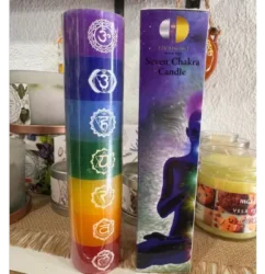 vela de los 7 chakras