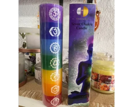 vela de los 7 chakras