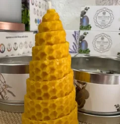 vela de miel grande