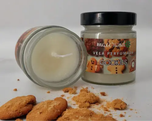 vela perfumada cookies