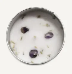 vela ritualizada lavanda aromas de la alpujarra