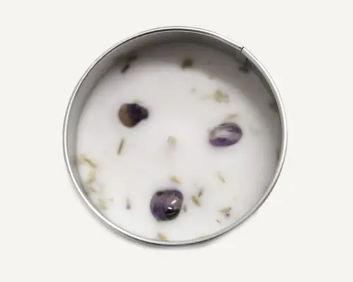 vela ritualizada lavanda aromas de la alpujarra