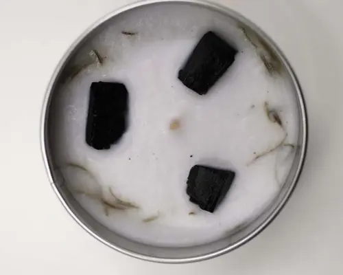 vela ritualizada sándalo aromas de la alpujarra