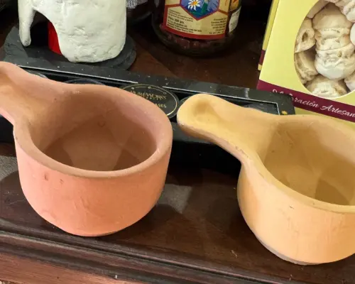 Cazoletas de barro quema incienso