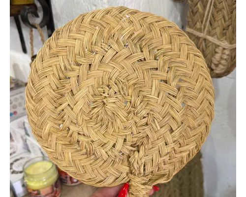 Soplador de chimenea de esparto