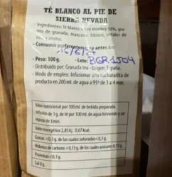 Té blanco al pie de sierra nevada
