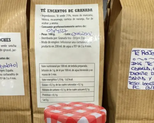 Té verde encantos de Granada